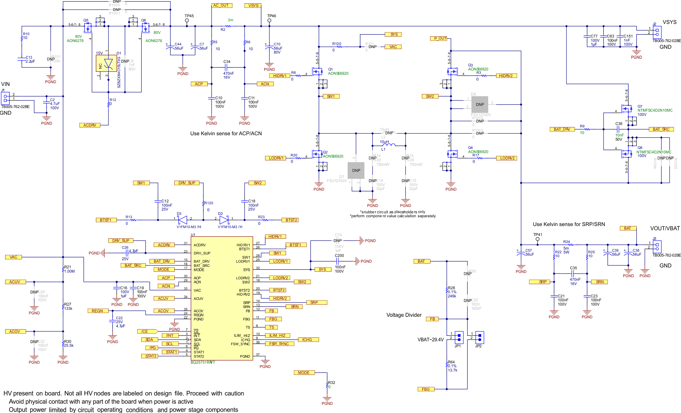 BQ25751EVM BQ25751 EVM 原理圖