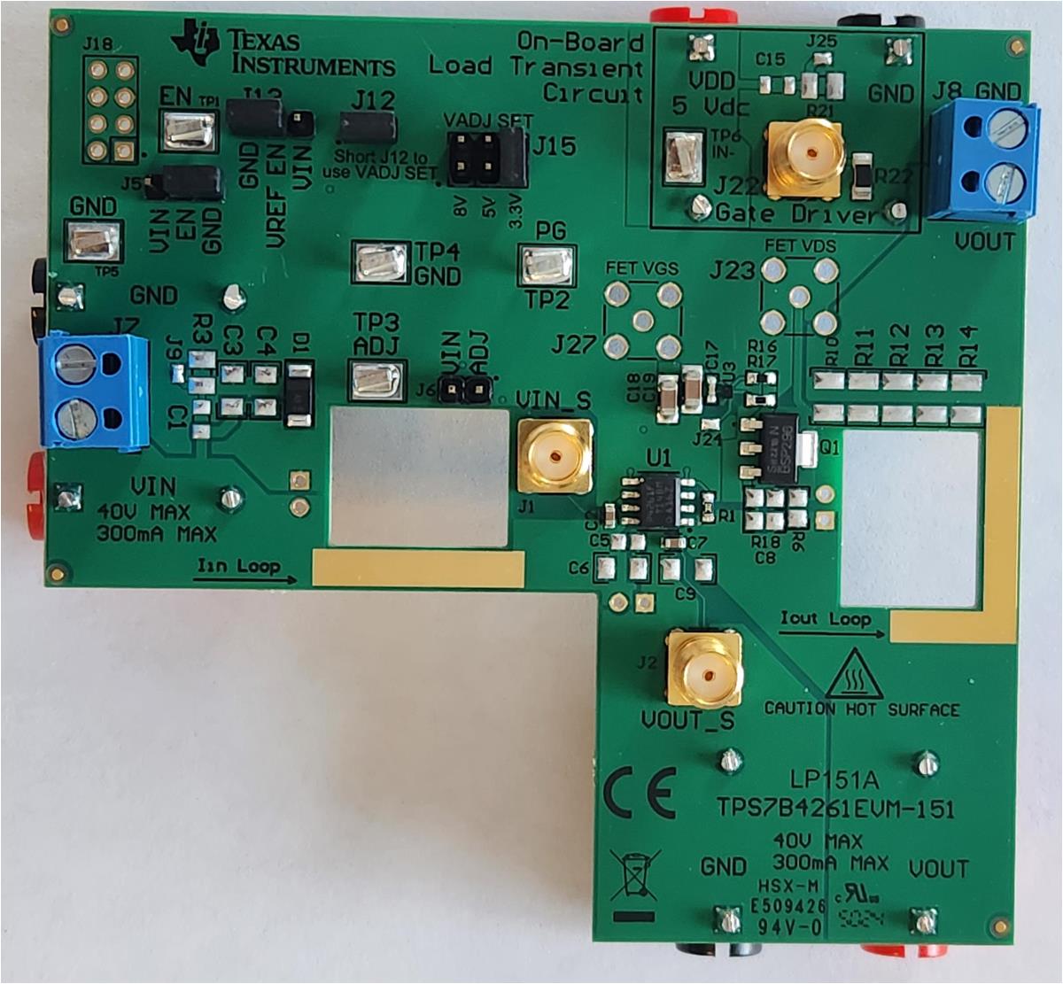 TPS7B4261EVM-151 TPS7B4261EVM-151 硬件板