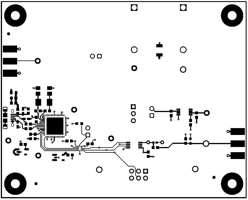DAC121S101SEPEVM DAC121S101SEPEVM PCB 頂層布局