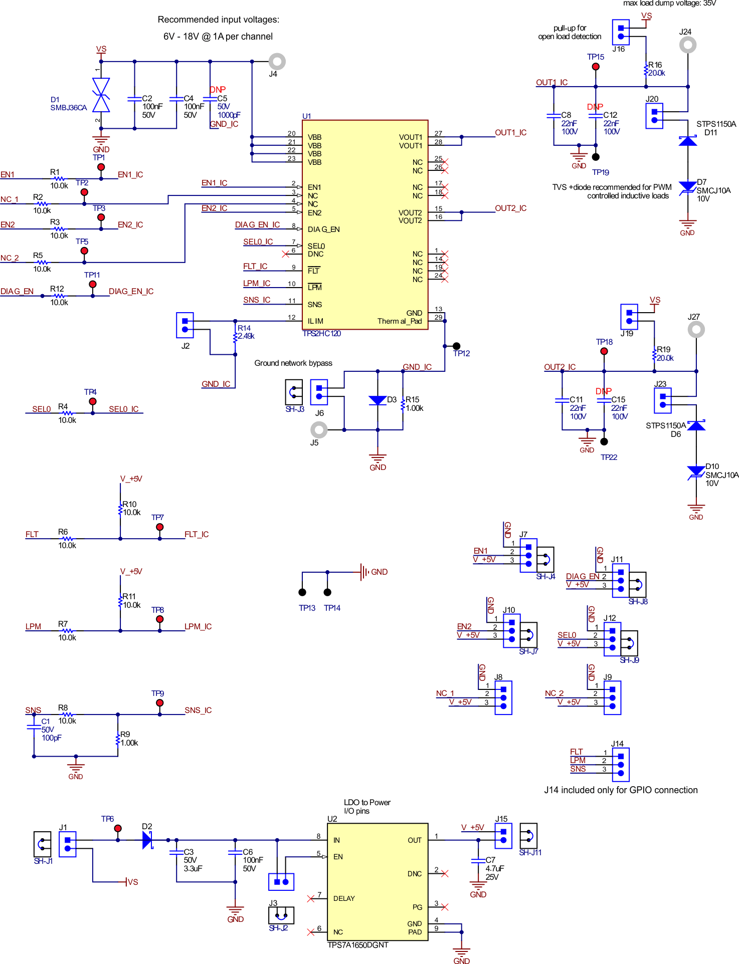 TPS2HC120EVM TPS2HC120EVM 原理圖