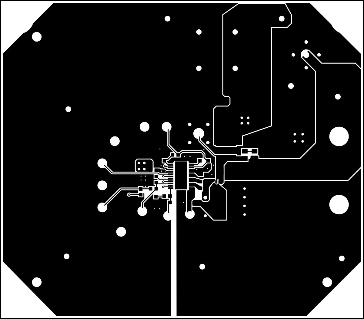 TPS7H5020EVM 第 1 層（頂部）