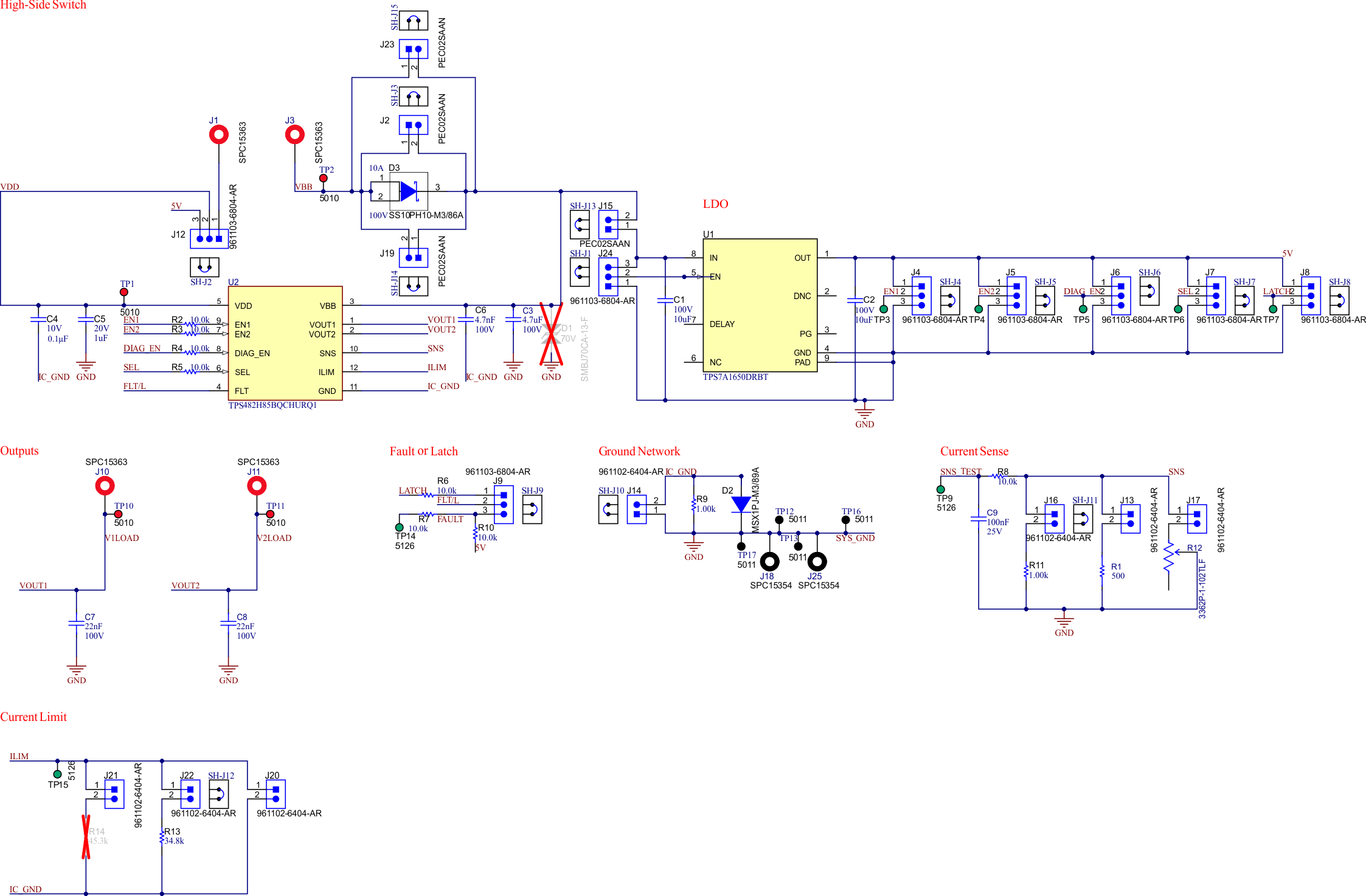 TPS482H85EVM TPS482H85EVM 原理圖