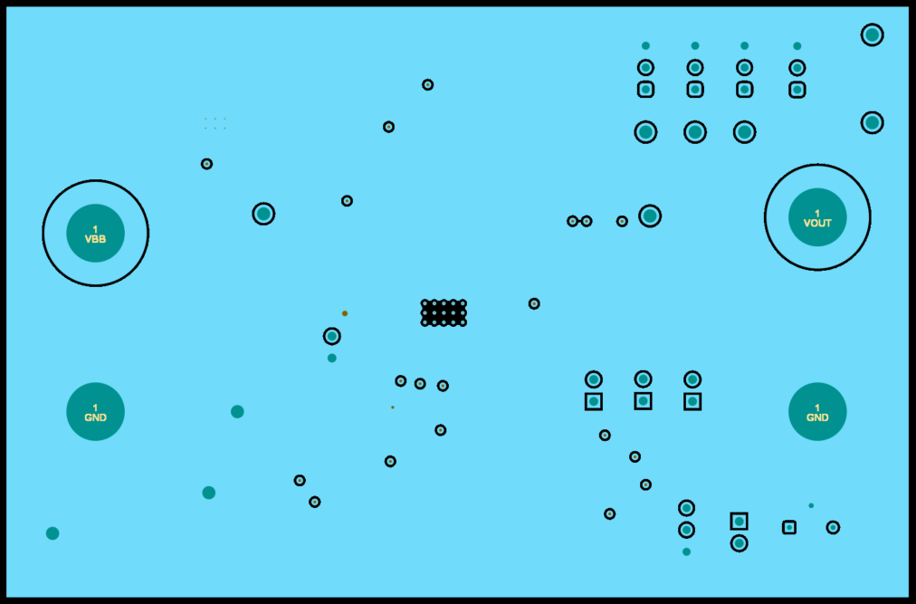 TPS1HTC100EVM 接地層