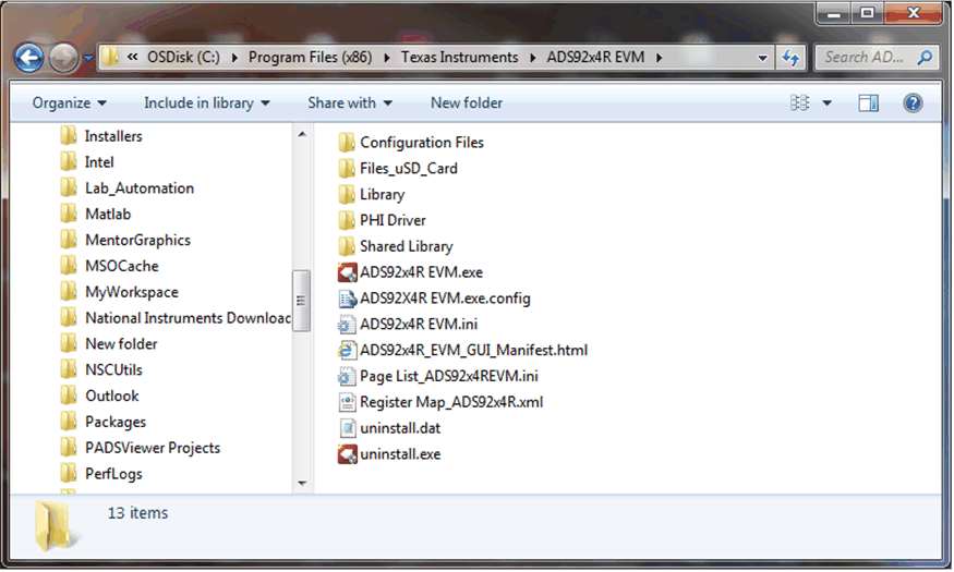  啟動 EVM GUI 軟件