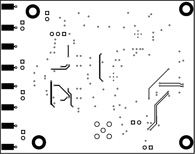  ADS9224REVM PCB 第 4 層：底層