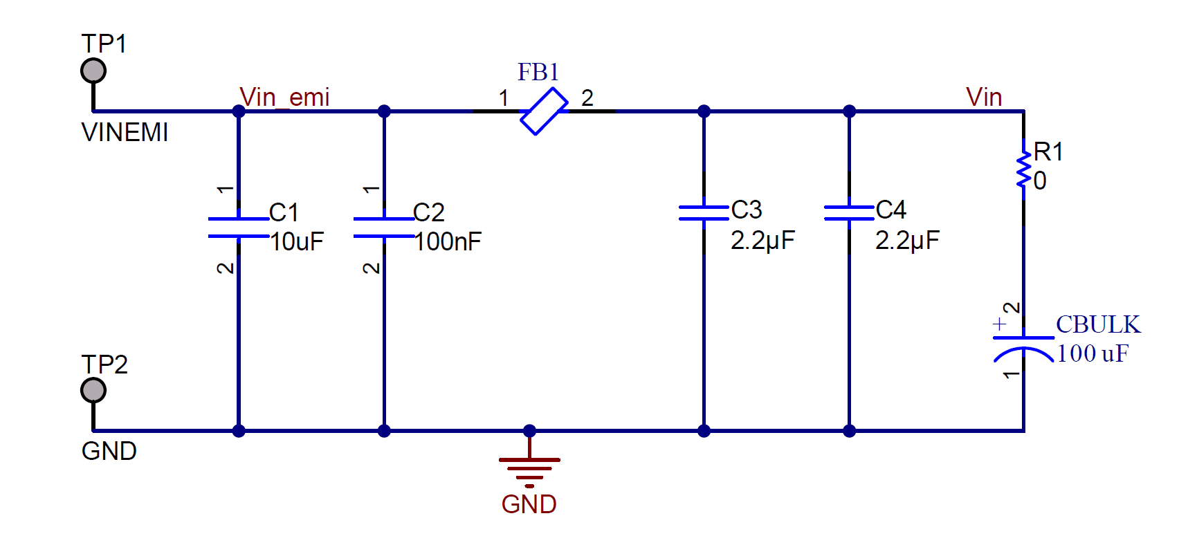 TPSM33620QEVM TPSM33620QEVM EMI 合規性濾波器