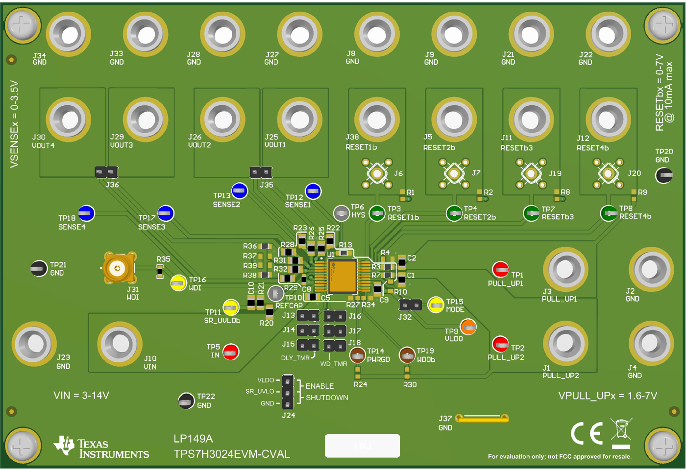 TPS7H3024EVM-CVAL EVM 板
