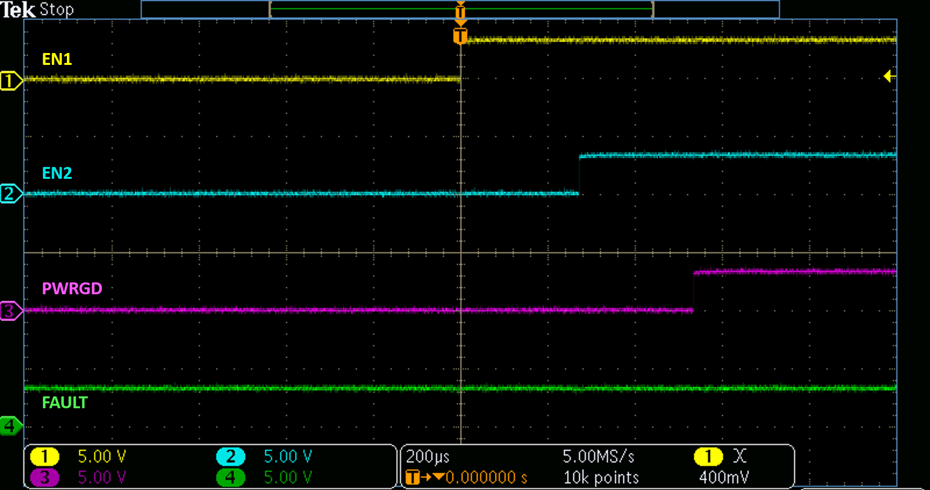 TPS7H3014EVM 定序上電