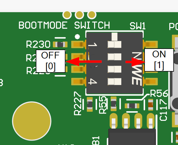 AM261-SOM-EVM AM261-SOM-EVM 引導(dǎo)模式開關(guān)