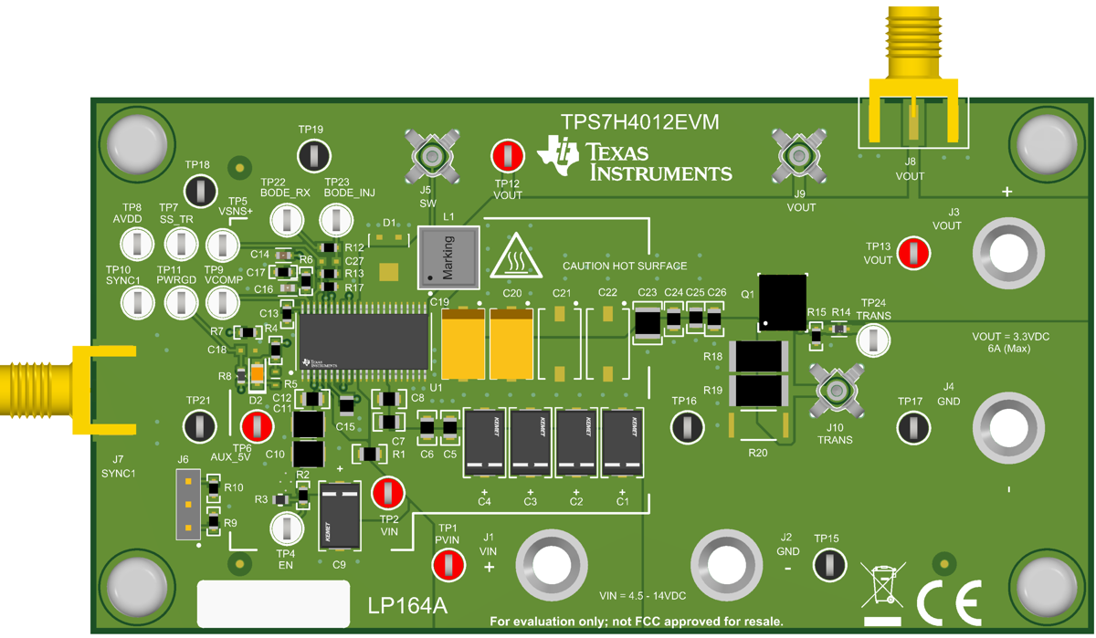 TPS7H4012EVM EVM 板