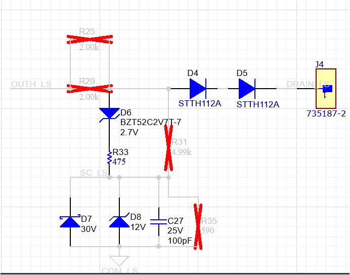 UCC218002QEVM-111 DESAT 電路