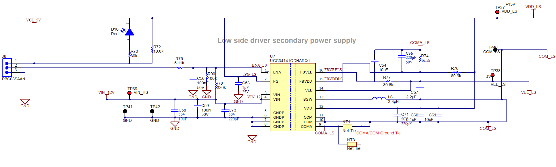 UCC218002QEVM-111 次級側輔助電源