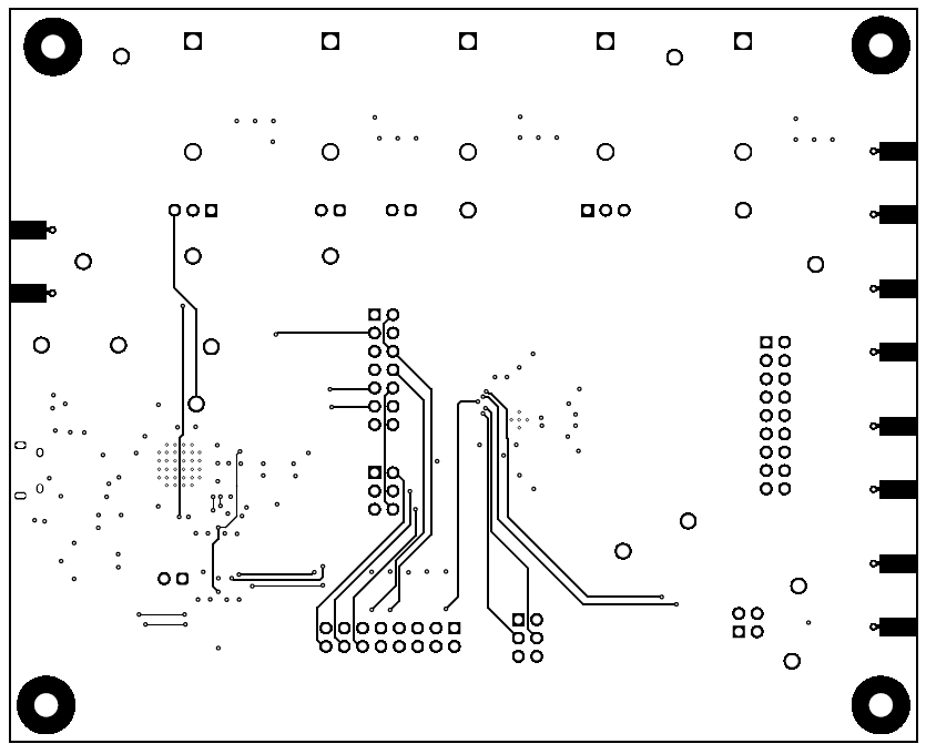 AFE10004EVM AFE10004EVM PCB 底層布局