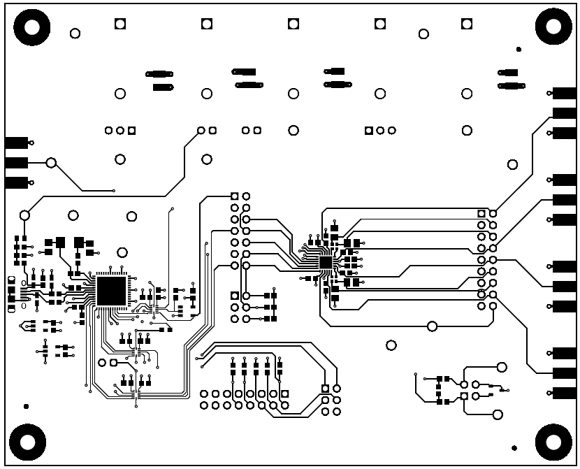 AFE10004EVM AFE10004EVM PCB 頂層布局