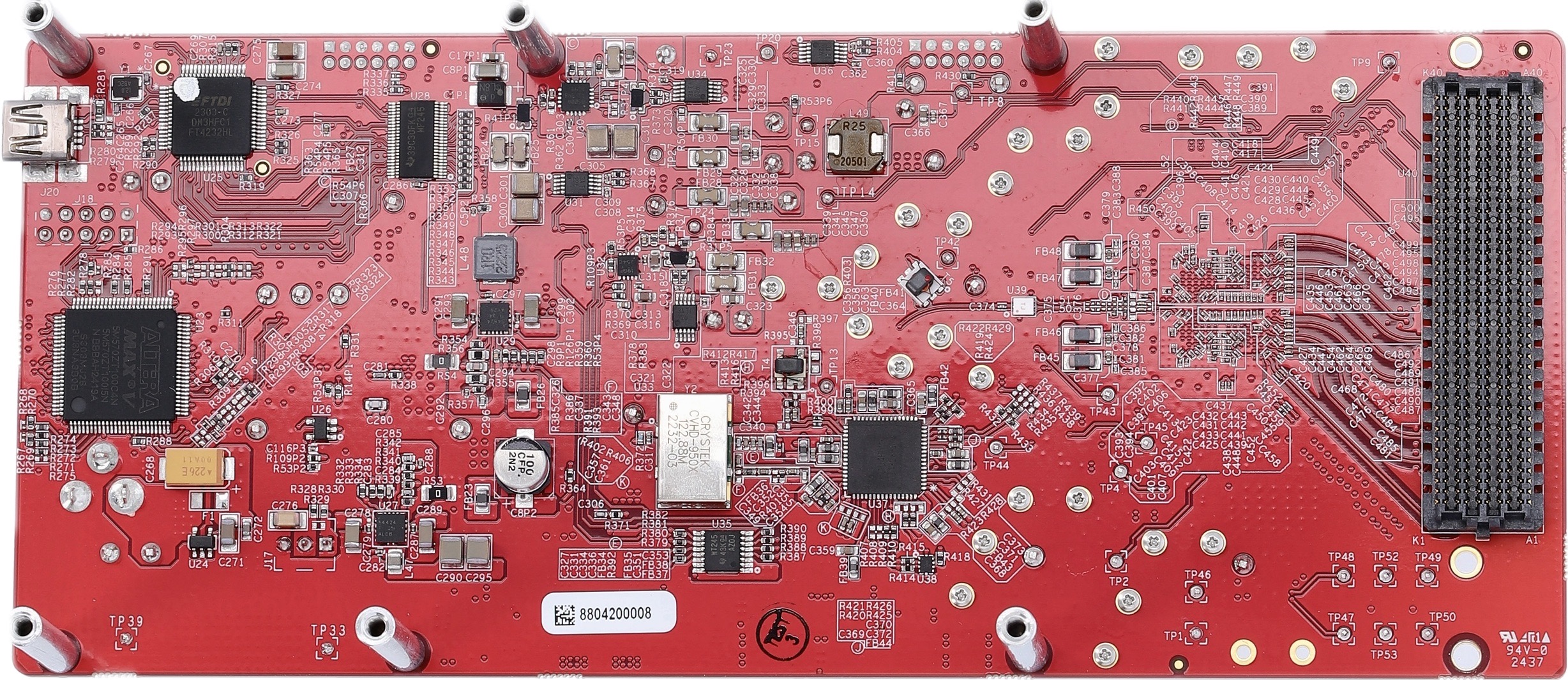 TRF-LSC-AFE7950EVM TRF-LSC-AFE7950EVM 底視圖