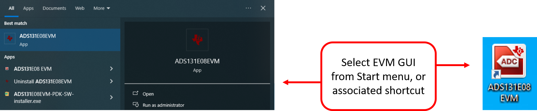 ADS131E08EVM-PDK 啟動 ADS131E08EVM GUI 軟件