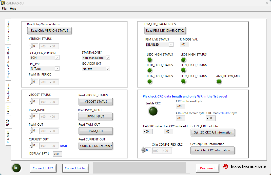 LP8870Q1EVM LP8870Q1EVM “Flag”頁面