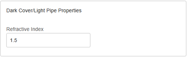  深色蓋板/光管折射率