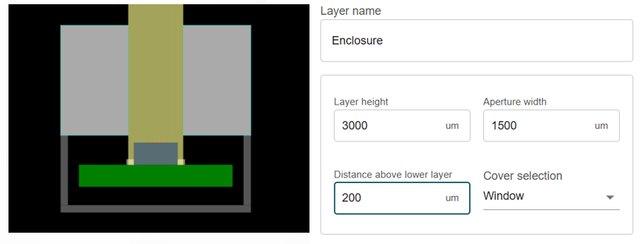  與下一層之間的距離