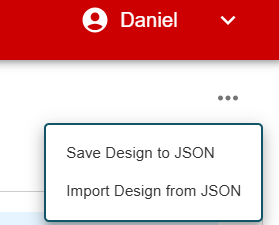  保存并導入設計