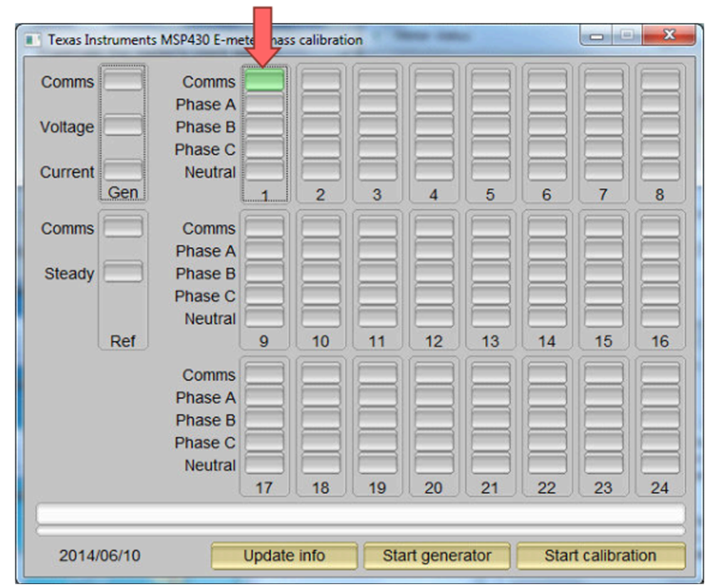 AMC-ADC-1PH-EVM GUI 啟動窗口