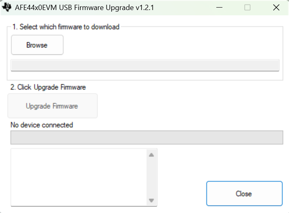TMF0020EVM, TMF0064EVM 啟動固件升級程序