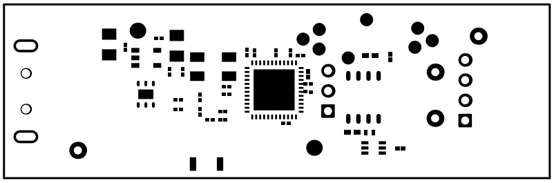TMF0020EVM, TMF0064EVM TMF0008EVM 阻焊層（底部）