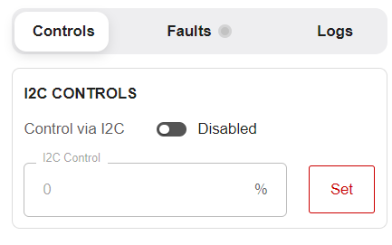 MC121EVM 禁用“通過 I2C 控制”的選項
