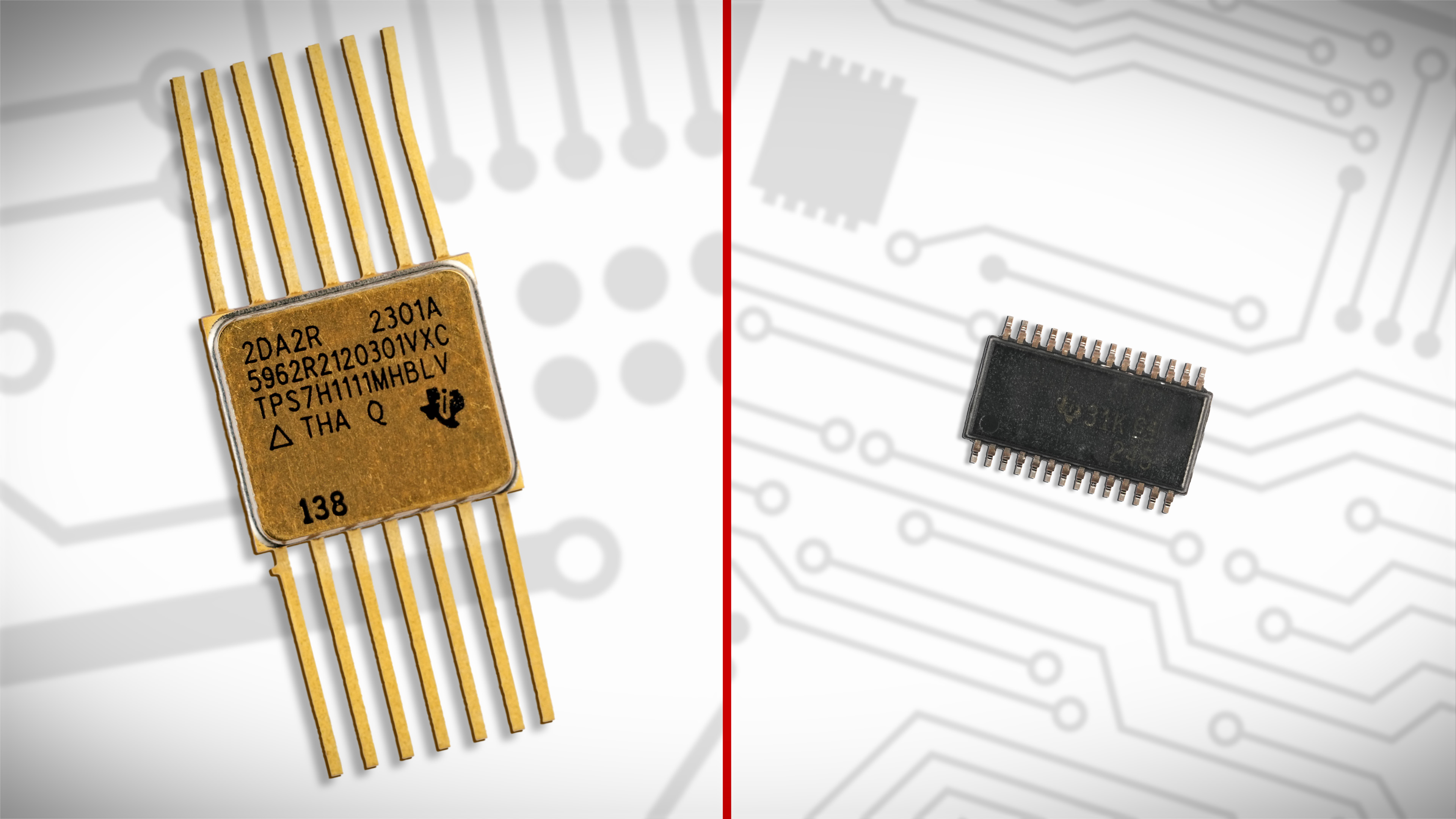  由于具備 QML 封裝能力，TI 得以銷售適用于航天級設計的模擬產品，包括 QML-V 陶瓷封裝和 QML-P 塑料封裝。