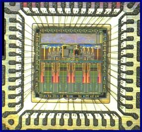 模擬前端封裝的頂視圖。