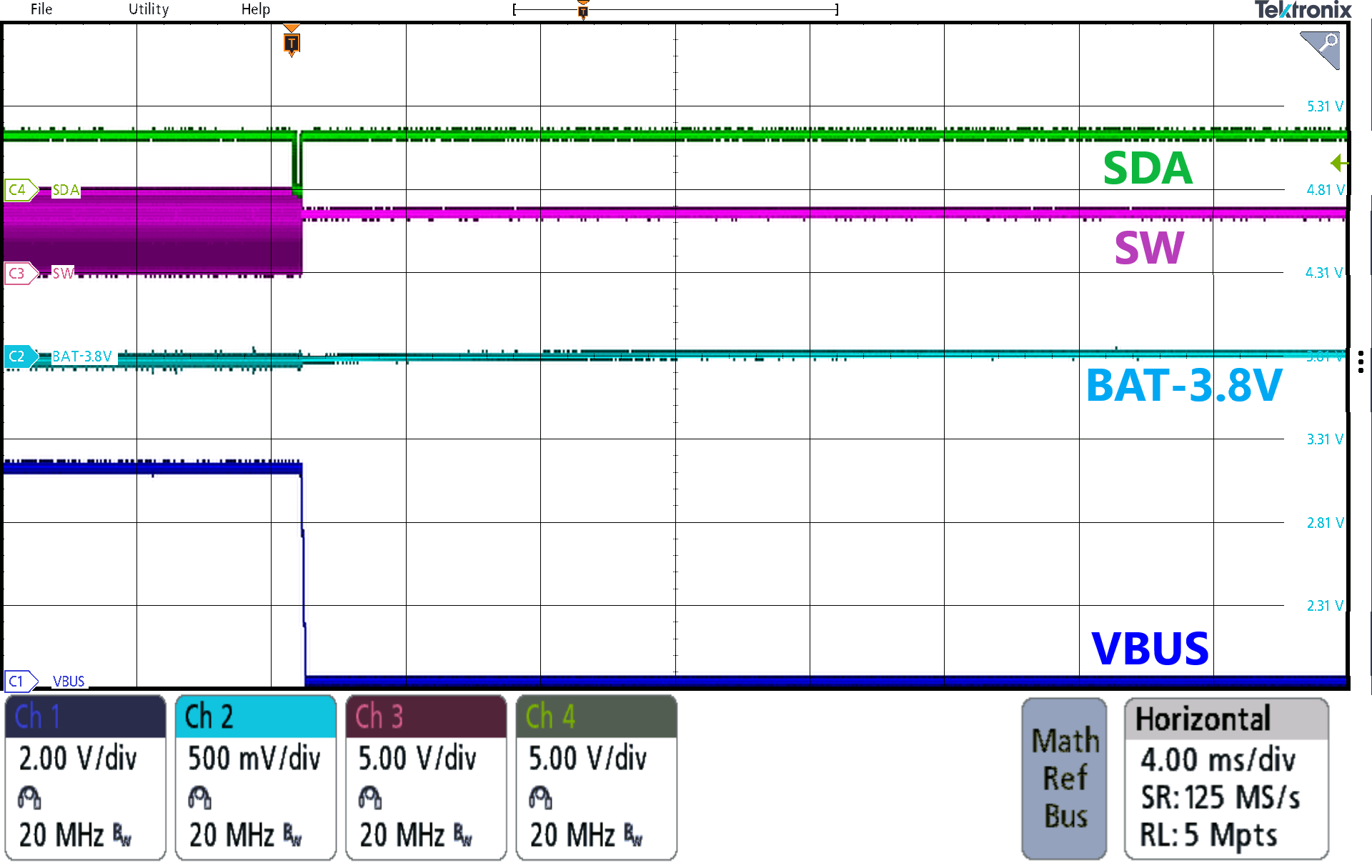 BQ24138 升壓模式斷電