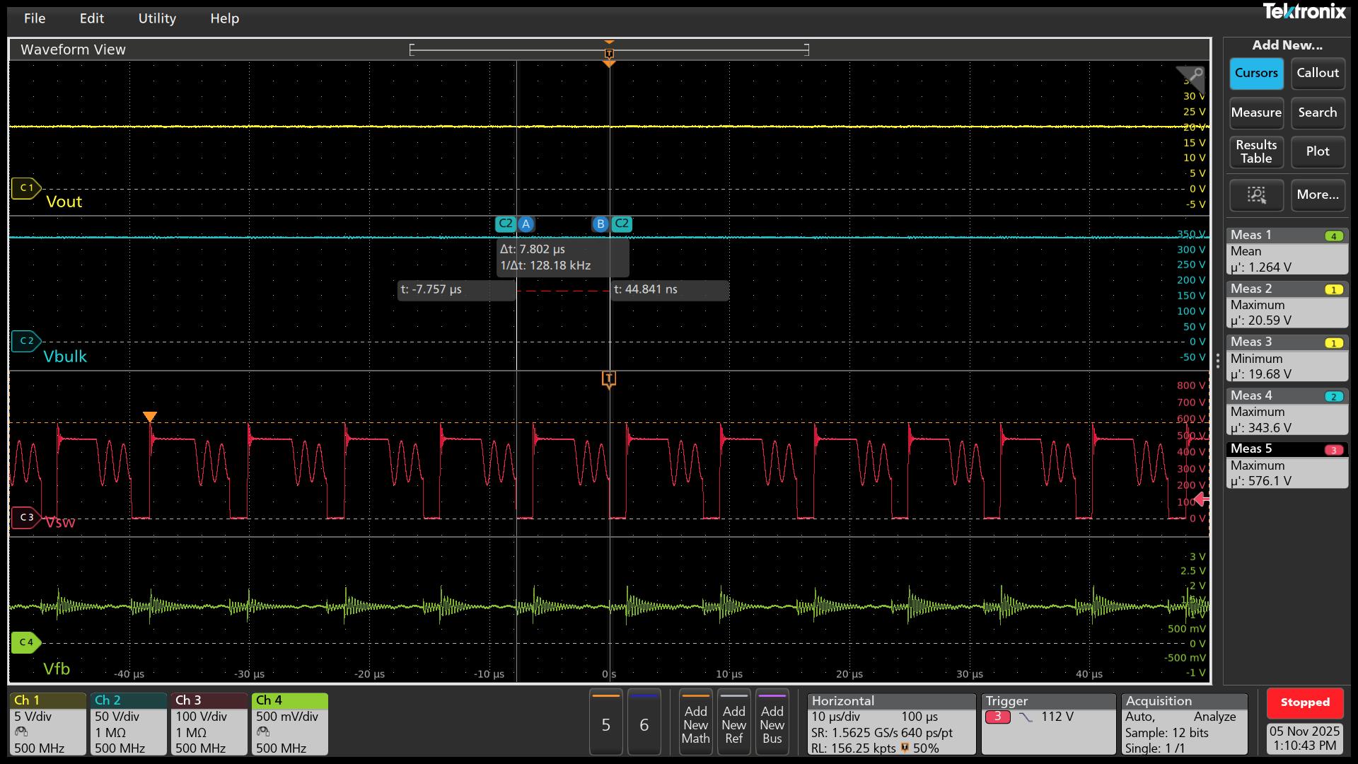 UCG28824EVM-124 230Vac/45W（128kHz 頻率/Vfb – 1.26V）