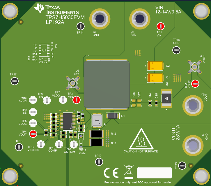 TPS7H5030EVM EVM 板