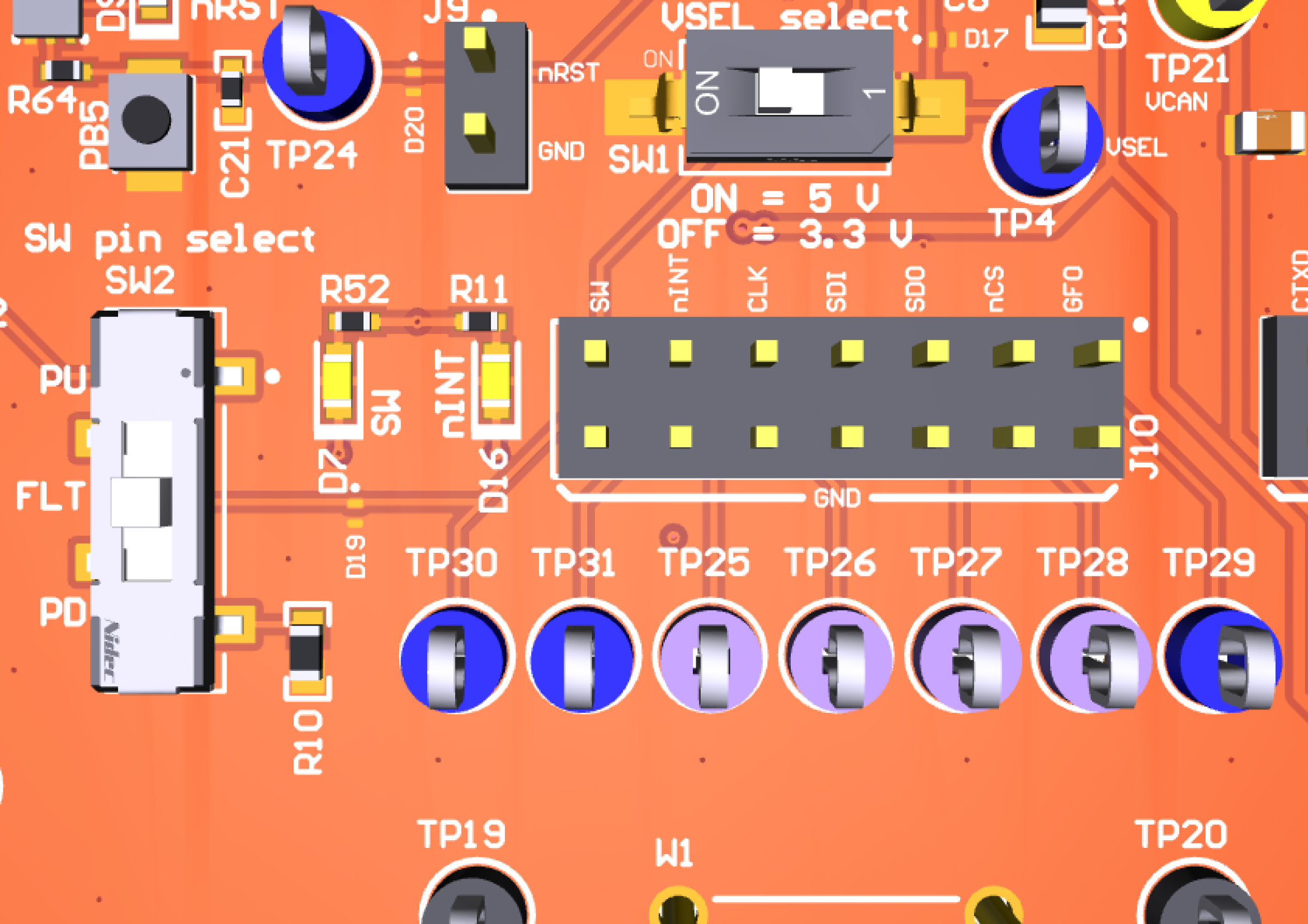 TCAN24XXEVM 數(shù)字接口