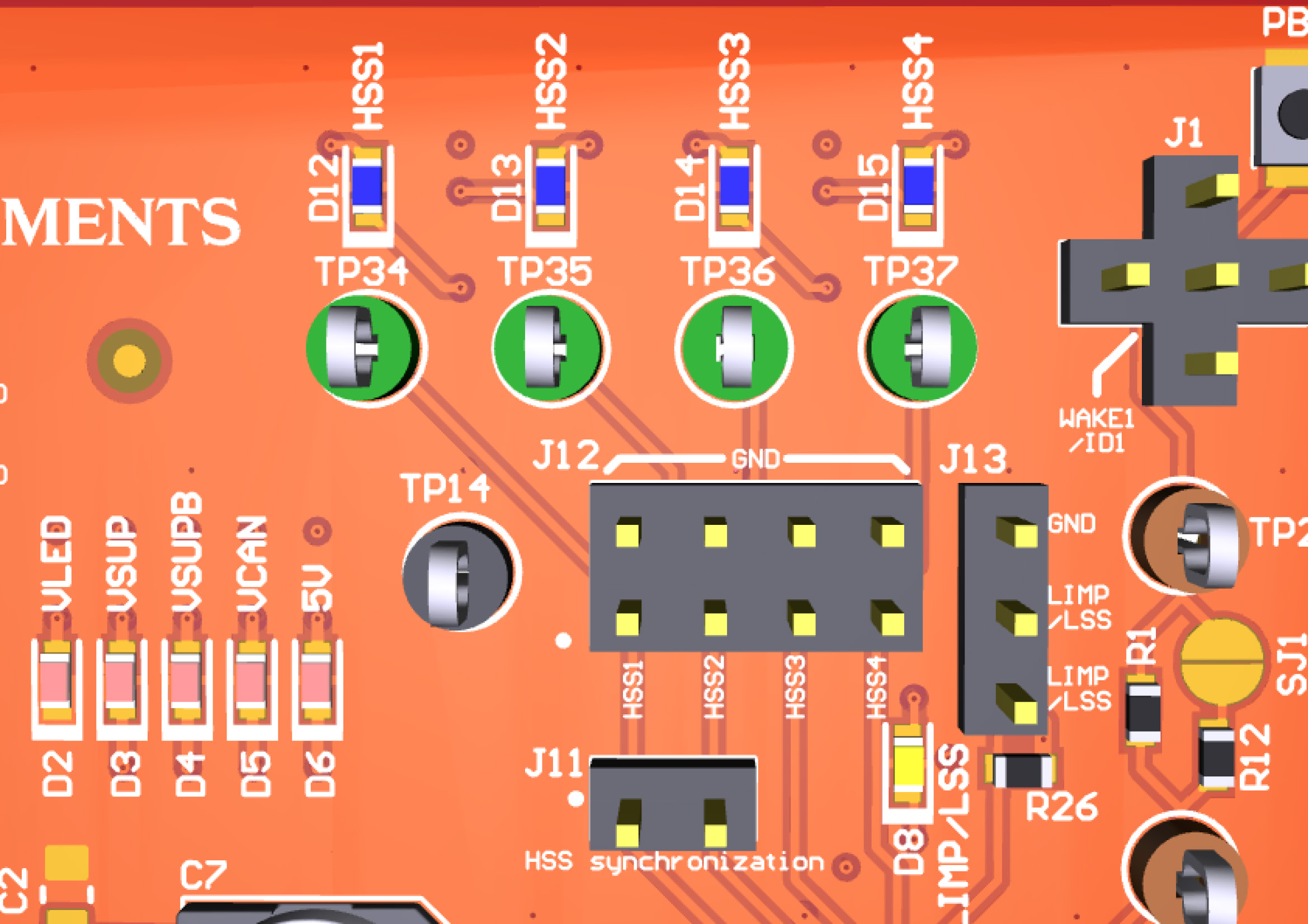 TCAN24XXEVM 高側開關電路